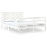  Posteljni okvir bel iz borovine 120x190 cm 4FT, (20643701) | Shoptok.si