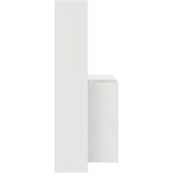 Stol s policom Bijelo 138,5 x 55 x 143 cm Konstruirano drvo | Eponuda.ba