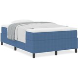  Postelja z vzmetnico Modra 120x200 cm Žametna tkanina, (22083173) | Shoptok.si