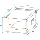  Rack ohišje, 6HE 38 cm globine - Audio-Kondric | Shoptok.si