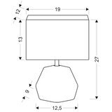  Stona lampa ANIMI 1xE14/40W/230V crna | Eponuda.com
