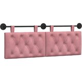  Držeće uzglavlje Zidne Ružičasta 130 x 55 x 7 cm Baršun - Ružičasta 120 cm bez LED | shoptok.hr