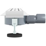  Odvod za tuš s staklenim poklopcem i 360° sifonom Srebrno 60 cm | shoptok.hr