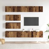 6-dijelni zidni set TV ormarić konstruirano drvo | shoptok.hr