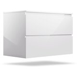 Blumfeldt Johnstone, umivaonik i kupaonski ormarić, 80 cm, keramički umivaonik, Soft-Close | shoptok.hr