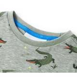  Dječja majica kratkih rukava svijetla kaki prošarana 128 | shoptok.hr