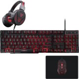 Connect Xl Gaming set, slušalke, tipkovnica, miška, podloga za miško - CXL-KG350 Kit Gaming | Shoptok.si
