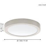 Eglo 32443 - led plafonsko svetlo fueva 1 LED/24W/230V | Eponuda.com
