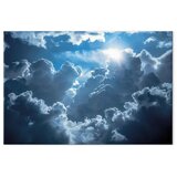  Slika - Animated Scenery: The Sun Battling with Clouds 120x80 | shoptok.hr