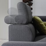 XORA sedežna garnitura, tkanina antracit | Shoptok.si