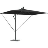 vidaXL Samostojeći banana suncobran Crna 294 x 200 x 254 cm | shoptok.hr