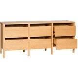 Hübsch Komoda u dekoru hrasta u prirodnoj boji 150x65x40 cm Forma – | shoptok.hr