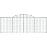  Lučne gabionske košare 15kom 300x30x100/120cm pocinčano željezo | shoptok.hr