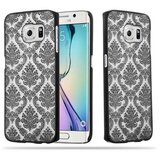 Cadorabo CARE, združljiv s Samsungom v črni barvi - trdi zaščitni pokrov v Flower Paisley Henna Design proti praskam in udarcem, (20564764) Cene