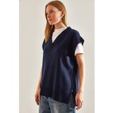 Bianco Lucci Women's V-Neck Knitwear Sweater | Shoptok.si