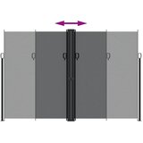  Bočna tenda na uvlačenje crna 220 x 1000 cm | shoptok.hr