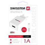 Swissten punjač za AC220, 1xUSB, 1A, bijeli + LIGHTNING kabel Cijene