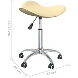 vidaXL Salonski stolac od umjetne kože krem | shoptok.hr