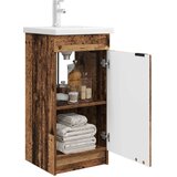  Kupaonski umivaonik s sudoperom Staro drvo 42 x 40 x 84,5 cm | shoptok.hr