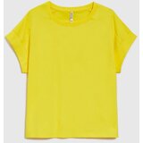 Marisse Yellow Cotton T-Shirt | Shoptok.si