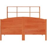 Krevet s regalom za knjige bez madraca 120 x 190 cm od borovine | Eponuda.com