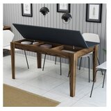 Woody Fashion trpezarijski sto milan 513 walnut anthracite | Eponuda.com