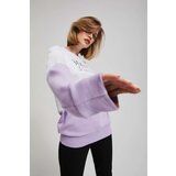 Marisse Lavender Printed Sweatshirt | ePonuda.com