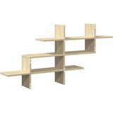  Zidna polica boja hrasta 124,5x18x60,5 cm konstruirano drva | shoptok.hr