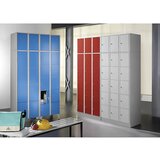 Wolf Zgornja omarica, 3 deli, VxŠxG 445 x 900 x 500 mm, svetlo siva | Shoptok.si