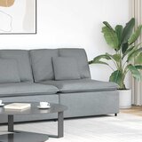  Modularni Sofa Centralni Modul s Jastucima Svijetlosivi 100 cm Cijene
