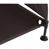  Povišeni krevet za pse Smeđa 127 x 81 x 108 cm Tkanina i čelik | Eponuda.ba