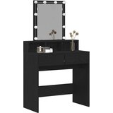 Toaletni stolić Crni hrast 80 x 41 x 144.5 cm Konstruirano drvo | shoptok.hr