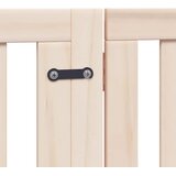  Vrata za pse s vratašcima 6 panela sklopiva 480 cm drvo topole | shoptok.hr