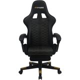 XXXL GAMING STOL kovina, umetna masa, tekstil črna | Shoptok.si
