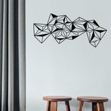 Wallity Zidna dekoracija Geometry 3, 115x53 cm, 1.5 mm, Crna Cene
