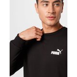 Puma Sportska sweater majica 'Essentials' crna / bijela | shoptok.hr