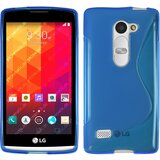  Gumijasti / gel etui S-Line za LG Leon - modri Cene