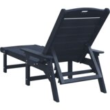 vidaXL ležalniki 2 kosa Mornarsko modra 162x53x98.5 cm HDPE | Shoptok.si