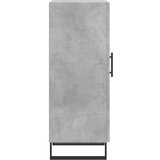  Komoda siva boja betona 34,5x34x90 cm od konstruiranog drva | shoptok.hr