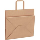  Papirnate vrećice 250 kom s ručkama smeđe 32x22x28 cm | shoptok.hr