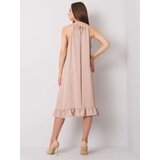 FANCY Dress-FA-SK-7086.08P-beige | Shoptok.si