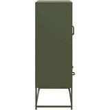  Visoka komoda maslinastozeleni 67 x 39 x 111,5 cm od čelika | shoptok.hr