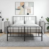 vidaXL Nočna omarica 2 kosa siva sonoma 32x42x80 cm inženirski les | Shoptok.si