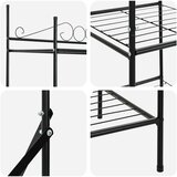 Otvoreni ormar s policom Crna 104,5 x 45 x 172 cm Čelik | shoptok.hr