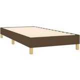  S oprugama i madracem tamnosmeđi 90 x 200 cm od tkanine | shoptok.hr