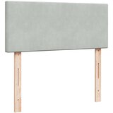 Box spring krevet s madracem svjetlosivi 120x200 cm baršunasti | shoptok.hr