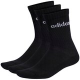Adidas Najlonke / Samostoječe nogavice Chaussettes linear crew cushioned noir/blanc Črna Cene