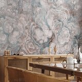  Foto tapeta - Marble Flowers - Natural Stone Structures in Pastel Colours 300x210 Standard | shoptok.hr