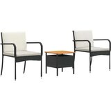  Vrtni set Crna poliratan | shoptok.hr