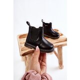 Boto Children's Leather Warm Boots Black Porky | Shoptok.si